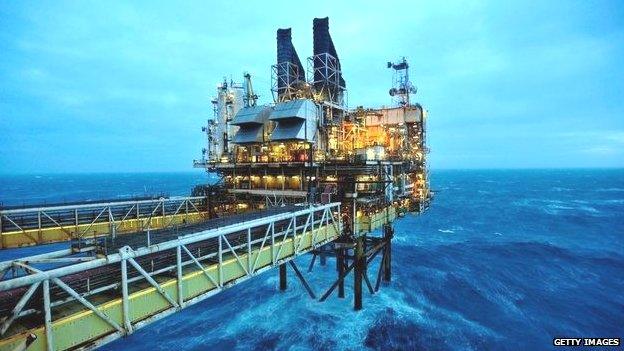 North Sea installation