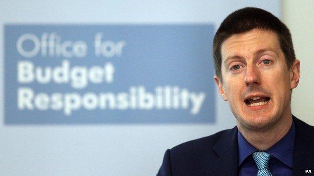 Office for Budget Responsibility (OBR) chairman Robert Chote