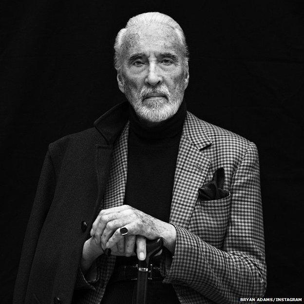 Bryan Adams picture of Sir Christopher Lee