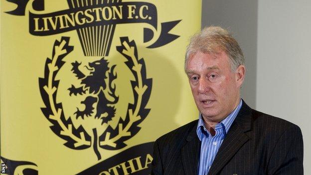 Gordon Ford holds a 40% shareholding of Livingston Football Club