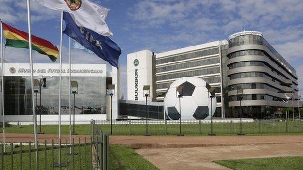 The Conmebol headquarters in in Asuncion, Paraguay