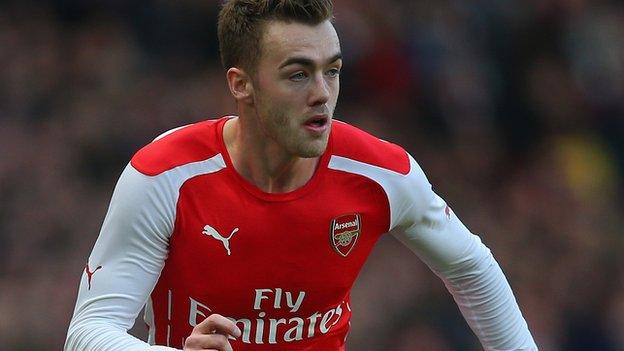 Calum Chambers of Arsenal