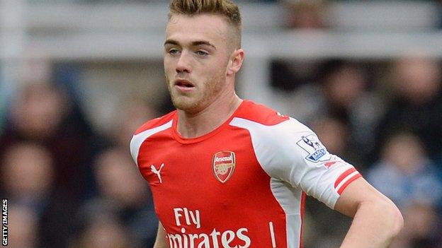 Calum Chambers of Arsenal