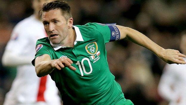 Robbie Keane is the Republic's record goalscorer with 65 international strikes