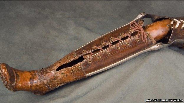 Wooden leg
