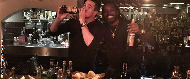 Kevin Pietersen and Chris Gayle