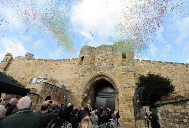 Lincoln Castle after reopening