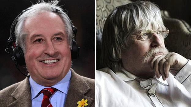 Gareth Edwards (left) and Karl Jenkins (right)