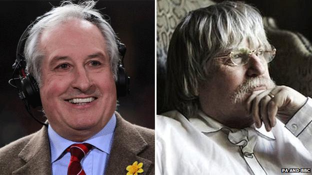 Gareth Edwards (left) and Karl Jenkins (right)