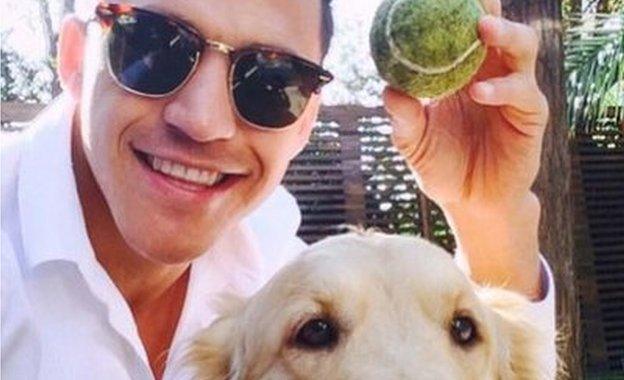 Alexis Sanchez on Instagram