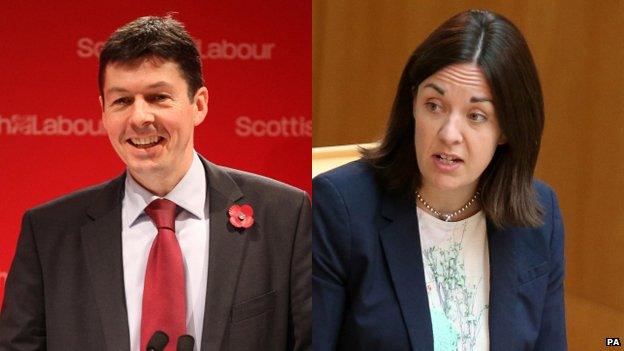 Ken MacIntosh and Kezia Dugdale