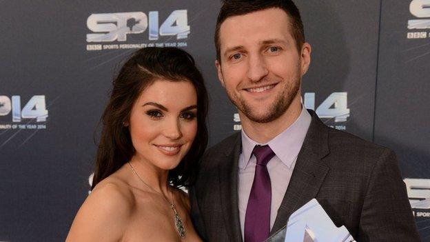 Carl Froch and Rachael Cordingley