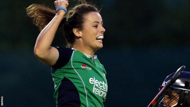 Aine Connery scored the winner for Ireland against Uruguay