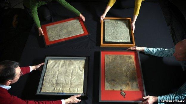 Copies of the Magna Carta