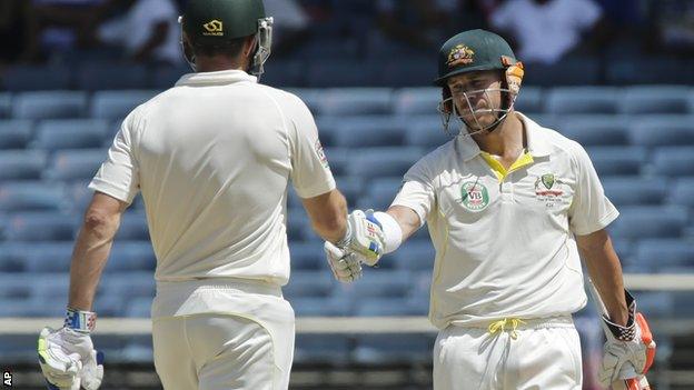 Shaun Marsh and David Warner