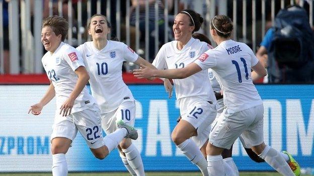 England celebrate