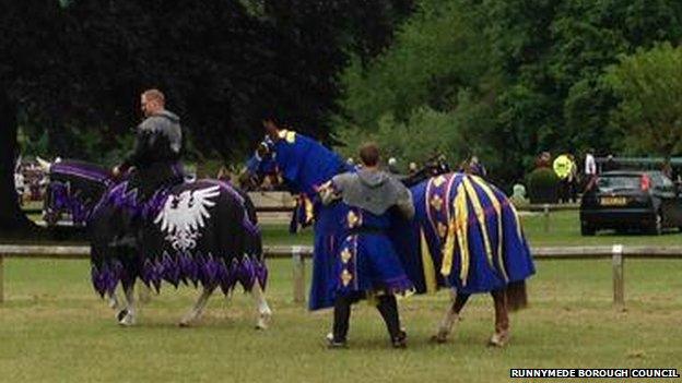 Runnymede Pleasure Grounds re-enactment