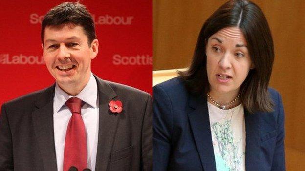 Ken Macintosh and kezia dugdale