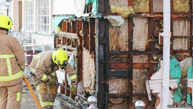 Worthing Pier fire