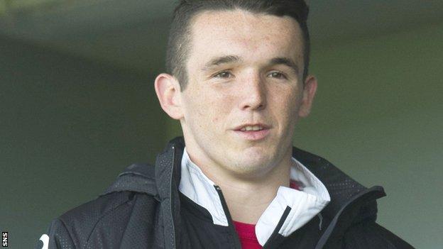 St Mirren midfielder John McGinn