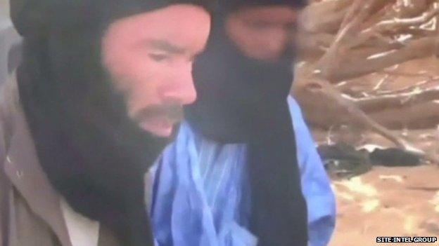 Mokhtar Belmokhtar, filmed in Niger