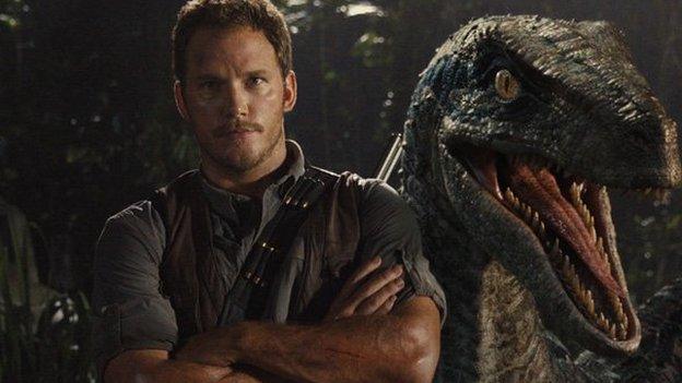 Chris Pratt in Jurassic World