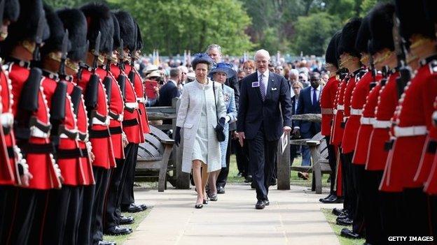 Princess Anne attends a Magna Carta 800th Anniversary Commemoration Event