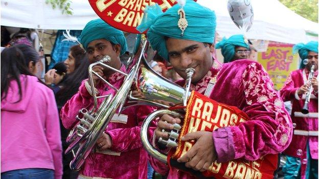 The Rajasthan brass band