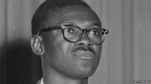 Congolese ex-prime minister Lumumba