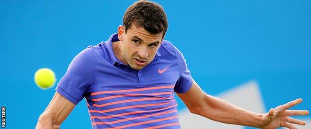 Bulgarian Grigor Dimitrov