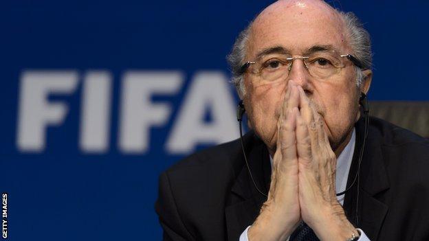 Fifa president Sepp Blatter