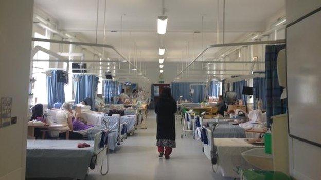 Old wards being used