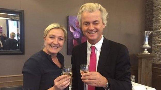 Twitter grab from Geert Wilders' feed