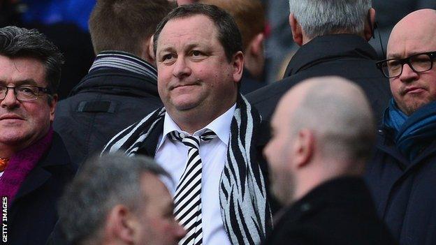 Newcastle United owner Mike Ashley