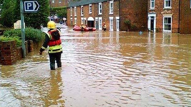 Flooding in Louth