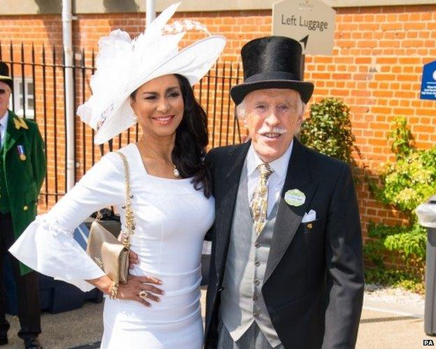 Sir Bruce Forsyth and Wilnelia Merced