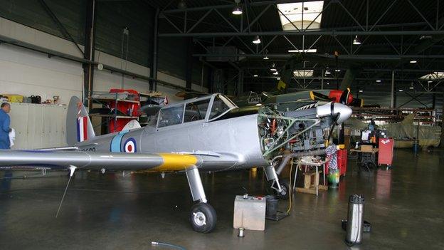 Chipmunk trainer and other aircraft