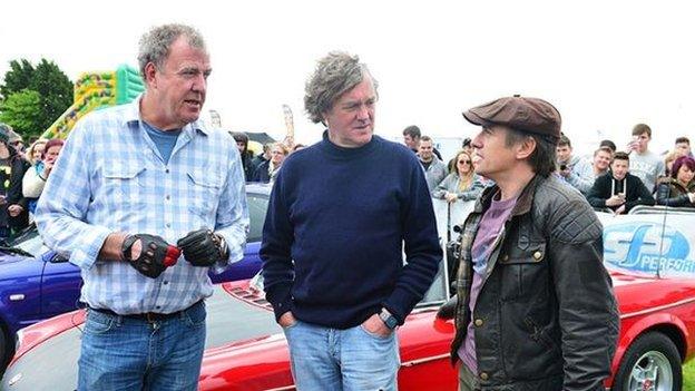 Jeremy Clarkson, James May and Richard Hammond