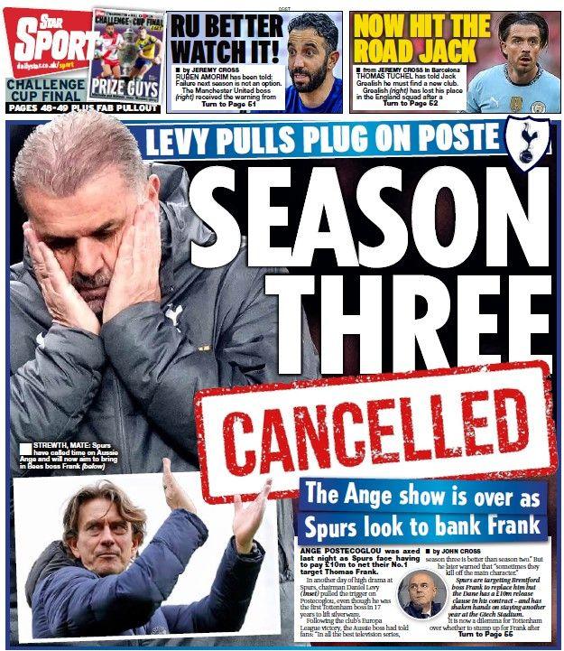 The back page of the Daily Star