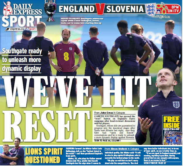 Express back page