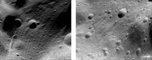 Grooves on the surface of Lutetia (Esa)