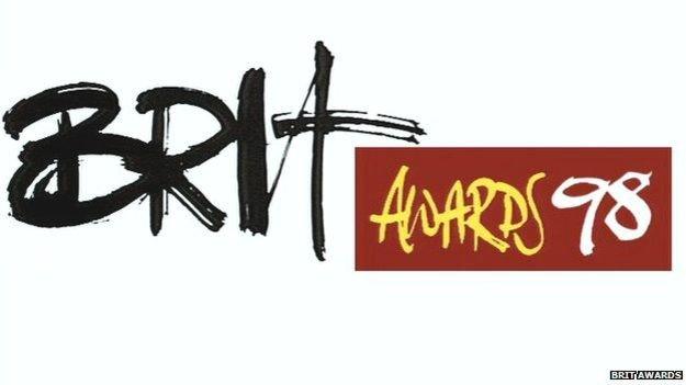 Brit Awards logo in 1998