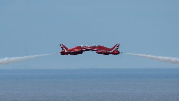 Red Arrows at Portsoy