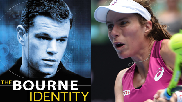 Johanna Konta and Jason Bourne