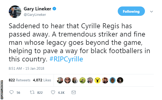 Gary Lineker tweet