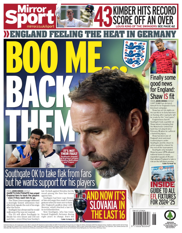 Mirror back page