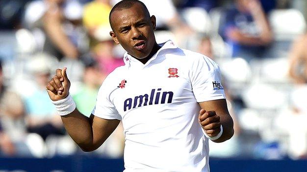 Essex left-arm seamer Tymal Mills