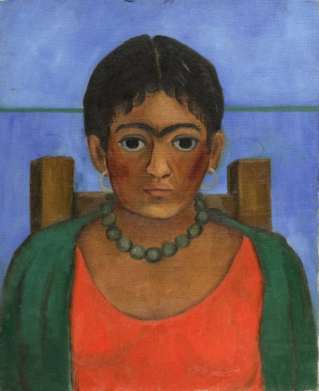 Nina con collar by Frida Kahlo