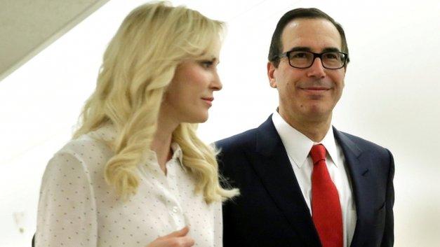 Mnuchin and wife