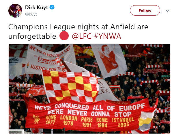 Dirk Kuyt Twitter